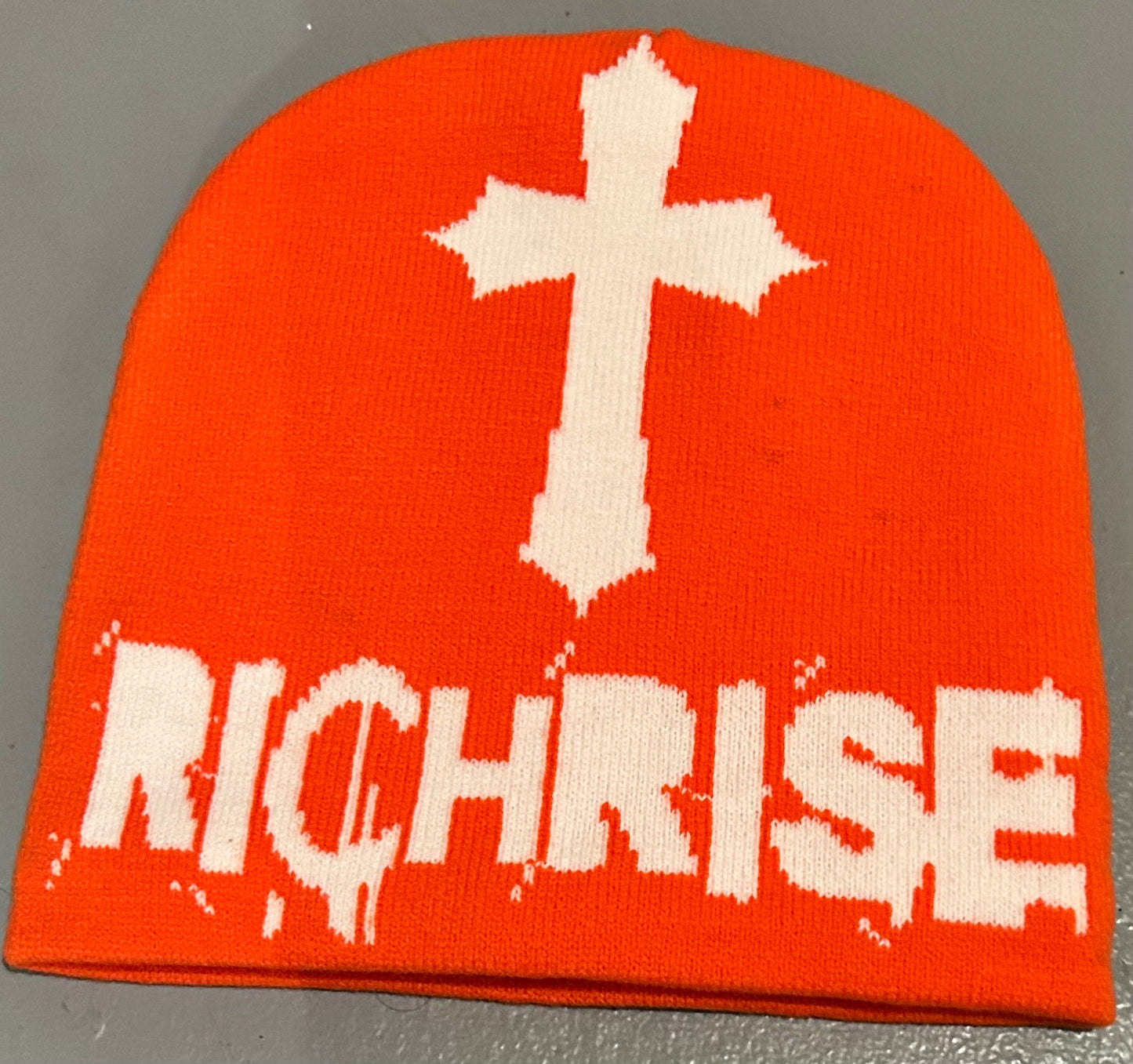ORANGE RICHRISE STREETWEAR BEANIES