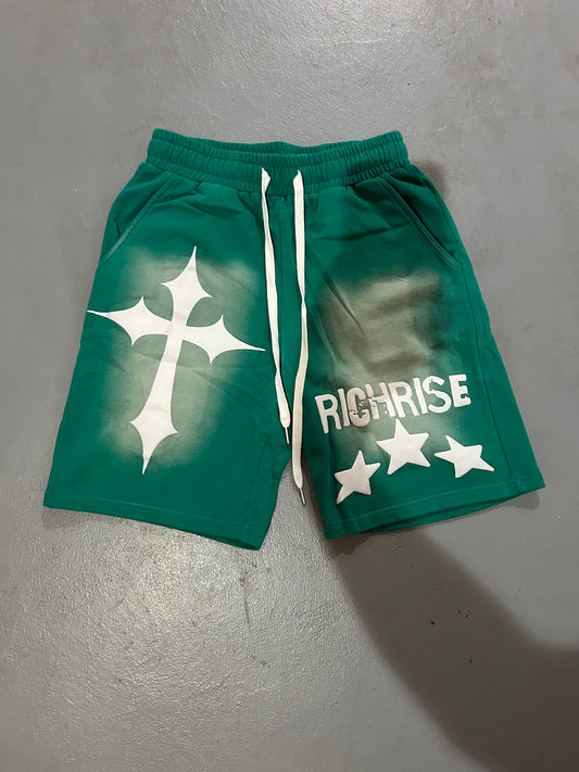 Green shorts