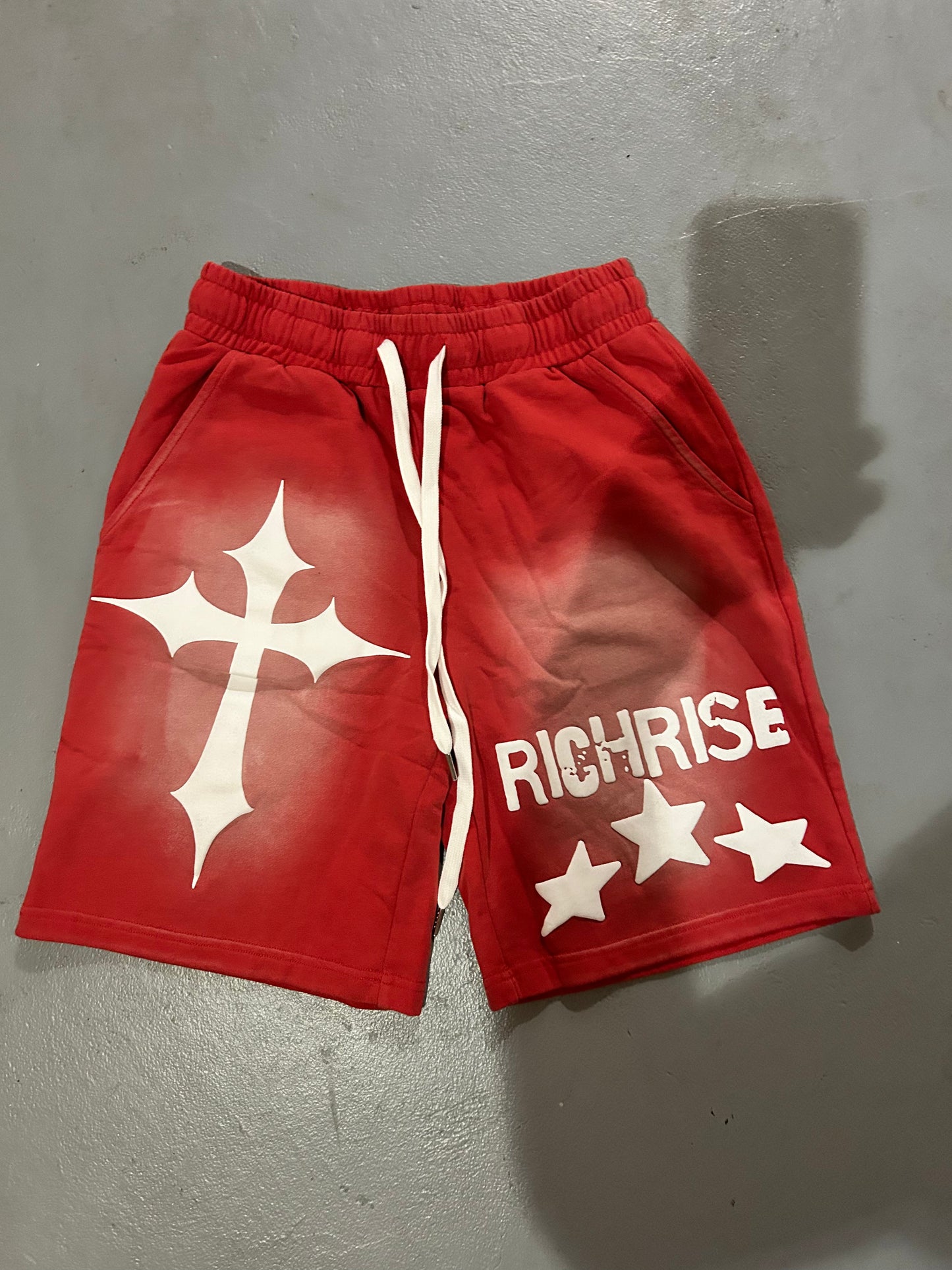 Red shorts