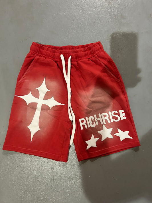 Red shorts
