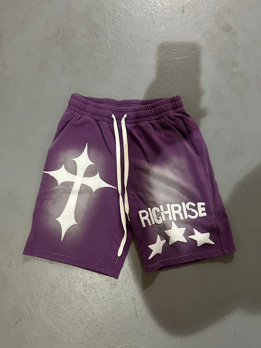Purple shorts